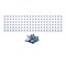 Triton Products (1) 31.5 In. W x 9 In. H White Epoxy 18-Gauge Steel Square Hole Pegboard Strip LBS-2W - alternate 1